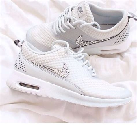 weiße nike thea mit glitzer|White Air Max Thea Shoes (1) .